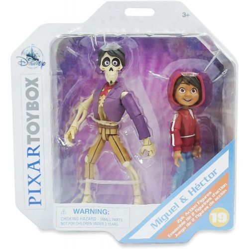 디즈니 Disney Pixar Disney Miguel & Hector Action Figure Set ? Coco ? Pixar Toybox