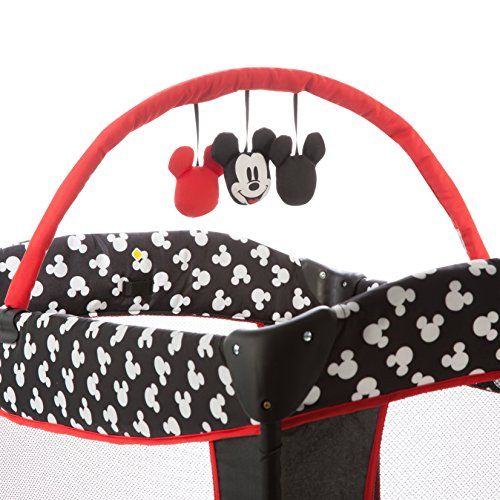 디즈니 Disney Sweet Wonder Play Yard, Mickey Silhouette