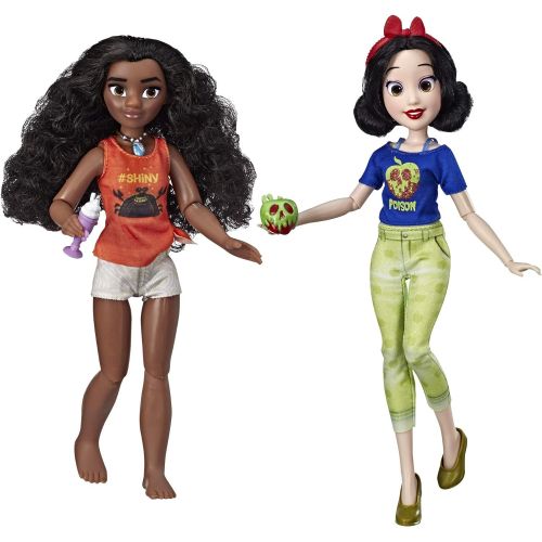 디즈니 Disney Princess Ralph Breaks The Internet Movie Dolls, Moana & Snow White Dolls with Comfy Clothes & Accessories