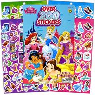 Disney Princess Series Sticker Book Over 200+ Perfect for Gifts, Party Favor, Goodies, Reward, Scrapbooking, Stocking Stuffer, Children Craft, Classroom, School for Kids Girls, B