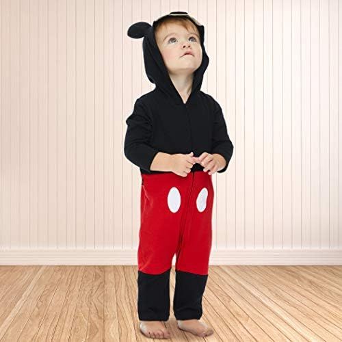 디즈니 Disney Mickey Mouse Hooded Costume Coverall (Runs Large, Order 1 Size up)