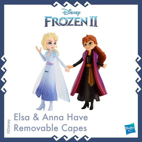 디즈니 Disney Frozen Adventure Collection, 5 Small Dolls from Frozen 2, Anna, Elsa, Kristoff, Sven, Olaf, & Gale Accessory