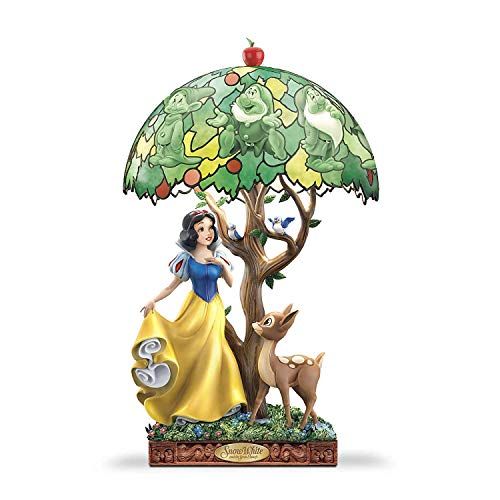 디즈니 Disney The Bradford Exchange Handcrafted Snow White Fairest of Them All Lamp