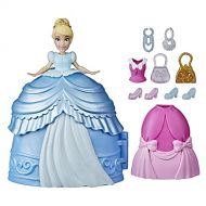 Disney Princess Secret Styles Fashion Surprise Cinderella, Mini Doll Playset with Extra Clothes and Accessories, Toy for Girls 4 and Up