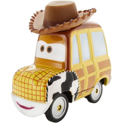 디즈니 Disney Cars Drive in Cars Character Vehicles Inspired by Disney Pixar Movie Cars ~ Woody ~ Yellow and Brown SUV with a Cowboy Hat on Top