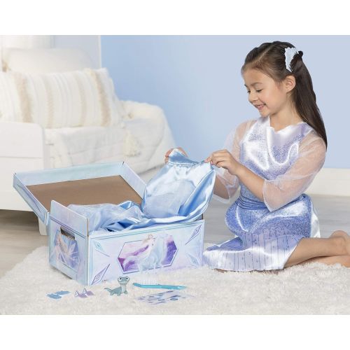 디즈니 Disney Frozen 2 Elsas Journey Dress Up Trunk Deluxe 17 Piece [Amazon Exclusive]