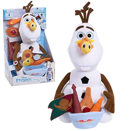 디즈니 Disney Frozen Find My Nose 14 inch Olaf Plush, by Just Play