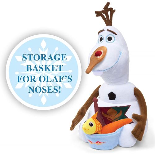 디즈니 Disney Frozen Find My Nose 14 inch Olaf Plush, by Just Play