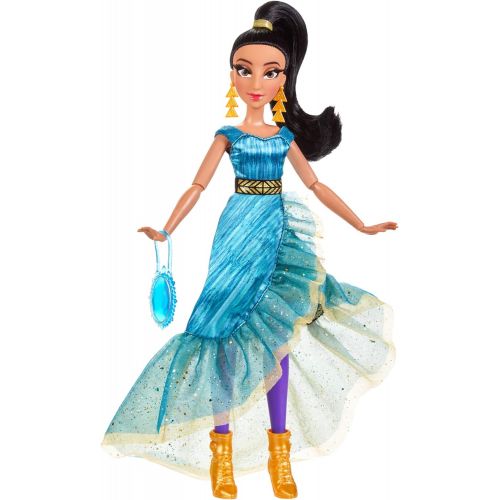 디즈니 Disney Princess Style Series Jasmine Fashion Doll, Contemporary Style Full Length Dress, Earrings, Purse, and Shoes, Toy for Girls 6 and Up