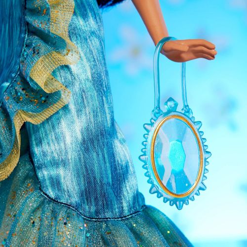 디즈니 Disney Princess Style Series Jasmine Fashion Doll, Contemporary Style Full Length Dress, Earrings, Purse, and Shoes, Toy for Girls 6 and Up