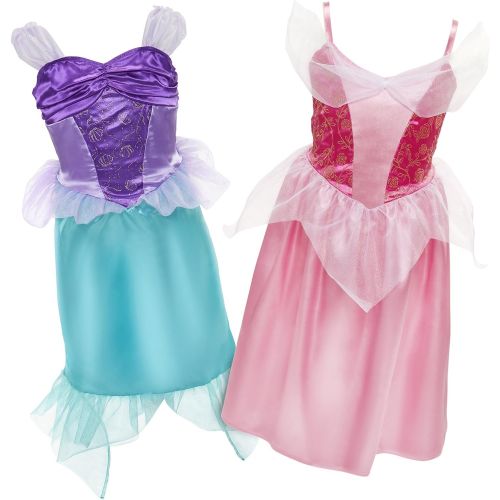 디즈니 Disney Princess Ariel & Aurora Dress Up Trunk Pretend Play Toys