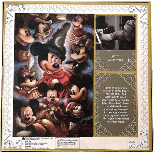 디즈니 DisneyParks Mickey Mouse Through The Years 90th Anniversary 1000 Piece Signature Puzzle