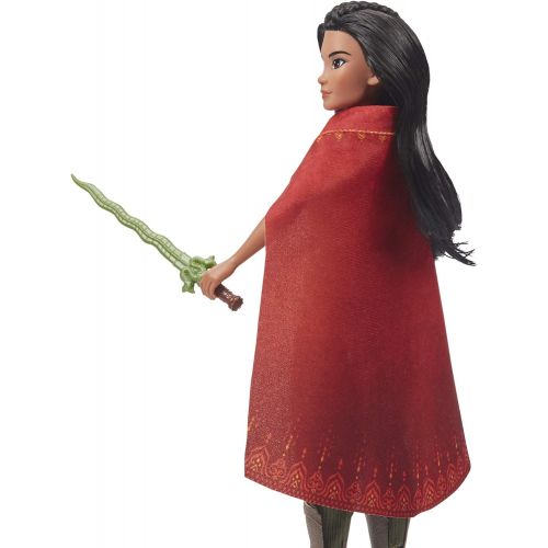 디즈니 Disney Princess Disney Raya Fashion Doll with Clothes, Shoes, and Sword, Inspired by Disneys Raya and The Last Dragon Movie, Toy for Kids 3 Years and Up