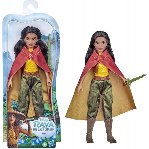 디즈니 Disney Princess Disney Raya Fashion Doll with Clothes, Shoes, and Sword, Inspired by Disneys Raya and The Last Dragon Movie, Toy for Kids 3 Years and Up