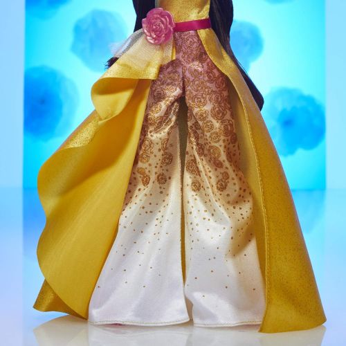 디즈니 Disney Princess Style Series 08 Belle, Contemporary Style Fashion Doll with Accessories, Collectable Toy for Girls 6 Years and Up