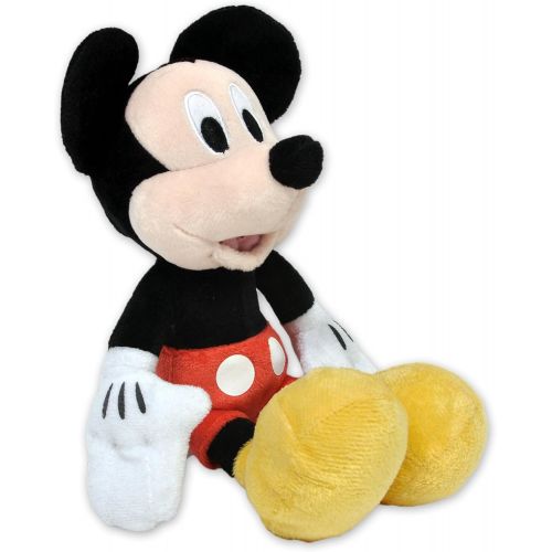 디즈니 Disney 11 Plush Mickey Minnie Mouse Donald Daisy Goofy Pluto 6 Pack & Bag