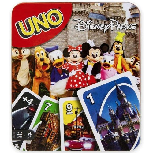 디즈니 Disney Parks UNO Card Game in Tin