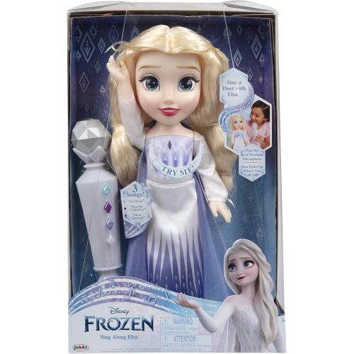 디즈니 Disney Frozen Elsa Singing Doll Sing a Duet with Elsa to Her Top 3 Songs! Real Working Microphone!