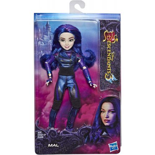 디즈니 Disney Descendants Mal Doll,Inspired by Disneys Descendants 3, Fashion Doll for Girls