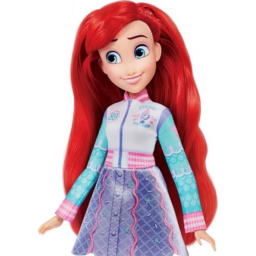 디즈니 Disney Princess Comfy Squad Comfy to Classic Ariel Fashion Doll with Extra Outfit and Shoes, Toy for Girls 5 Years and Up
