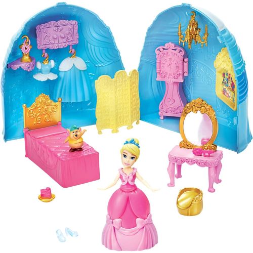 디즈니 Disney Princess Secret Styles Cinderella Story Skirt, Playset with Doll, Furniture, and Extra Fashions, Toy for Girls 4 Years Old and Up