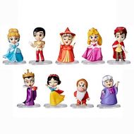 Disney Princess Comics Adventure Discoveries Collection, Doll Set with 9 Figures, Bases, Display Castle and Case, Toy for Girls 3 and Up (Amazon Exclusive)