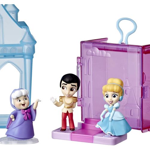 디즈니 Disney Princess Comics Adventure Discoveries Collection, Doll Set with 9 Figures, Bases, Display Castle and Case, Toy for Girls 3 and Up (Amazon Exclusive)