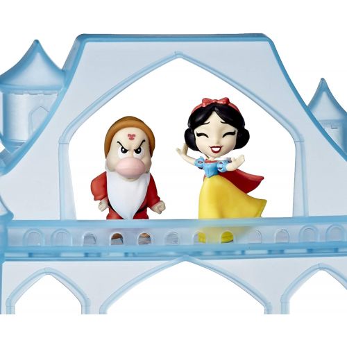 디즈니 Disney Princess Comics Adventure Discoveries Collection, Doll Set with 9 Figures, Bases, Display Castle and Case, Toy for Girls 3 and Up (Amazon Exclusive)