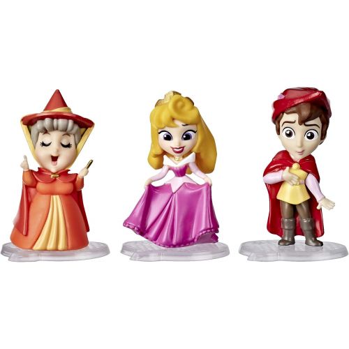 디즈니 Disney Princess Comics Adventure Discoveries Collection, Doll Set with 9 Figures, Bases, Display Castle and Case, Toy for Girls 3 and Up (Amazon Exclusive)