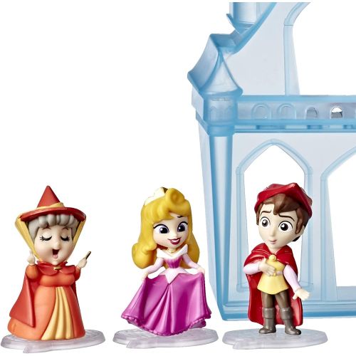 디즈니 Disney Princess Comics Adventure Discoveries Collection, Doll Set with 9 Figures, Bases, Display Castle and Case, Toy for Girls 3 and Up (Amazon Exclusive)