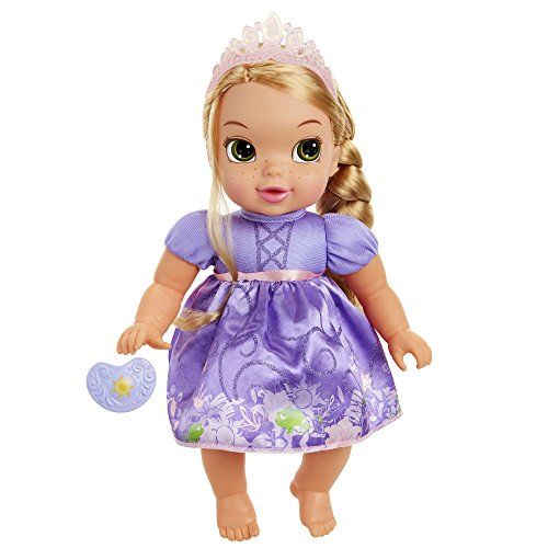 디즈니 Disney Princess Deluxe Baby Rapunzel Doll with Pacifier Baby Doll Toy