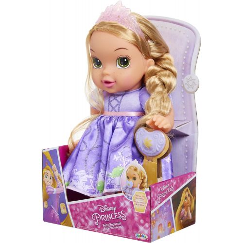 디즈니 Disney Princess Deluxe Baby Rapunzel Doll with Pacifier Baby Doll Toy