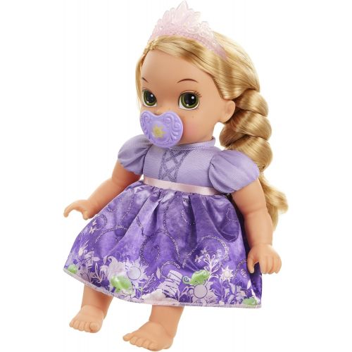 디즈니 Disney Princess Deluxe Baby Rapunzel Doll with Pacifier Baby Doll Toy