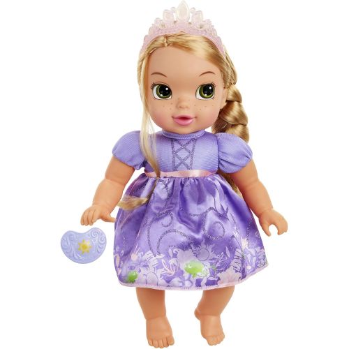 디즈니 Disney Princess Deluxe Baby Rapunzel Doll with Pacifier Baby Doll Toy