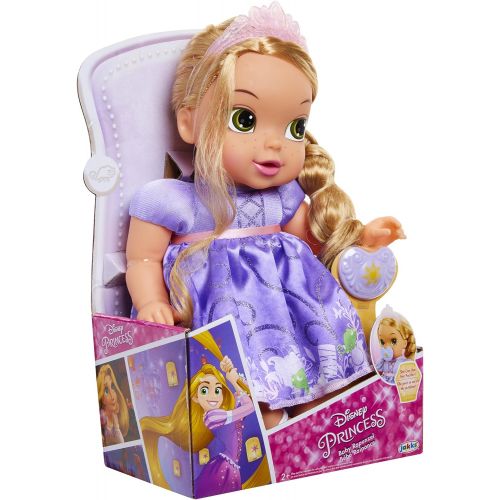 디즈니 Disney Princess Deluxe Baby Rapunzel Doll with Pacifier Baby Doll Toy