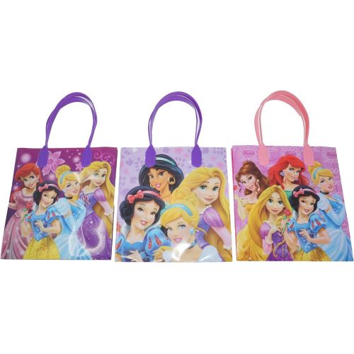 디즈니 Disney Princess Party Favor Goodie Gift Bag 6 Small Size (12 Packs)