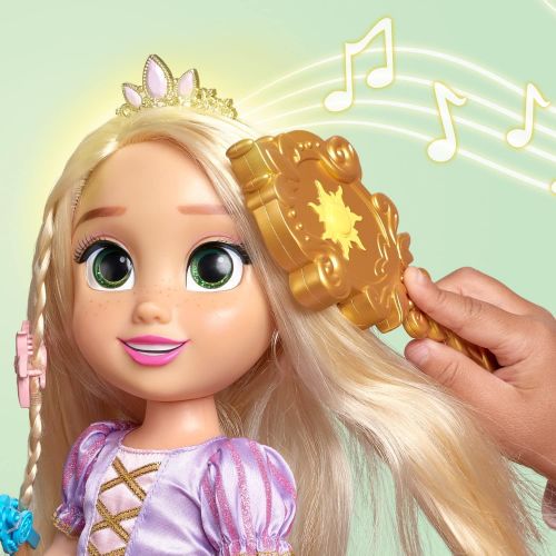 디즈니 Disney Princess Rapunzel Singing Doll with Glowing Hair & Music! Her Lips Move as She Sings and Talks Over 15 Phrases!