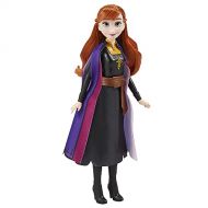 Disney Frozen 2 Frozen Shimmer Anna Fashion Doll, Skirt, Shoes, and Long Red Hair, Toy for Kids 3 Years Old and Up , Black