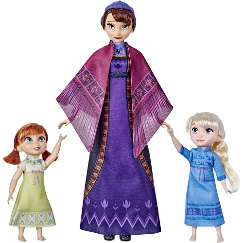 디즈니 Disney Frozen 2 Queen Iduna Lullaby Set with Elsa and Anna Dolls, Singing Queen Iduna, Toy for Girls Inspired 2