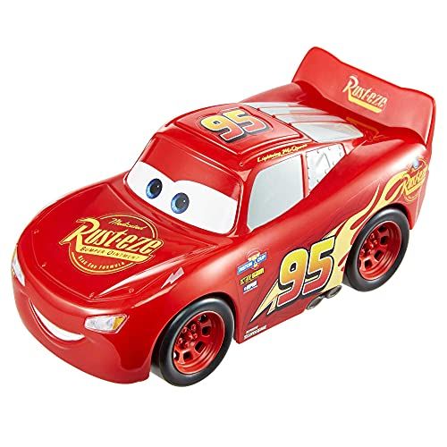 디즈니 Disney GXT29? and Pixar Cars Track Talkers Lightning McQueen, 5.5 in, Authentic Favorite Movie Character Sound Effects Vehicle, Fun Gift for Kids Aged 3 Years and Older, Multicolor