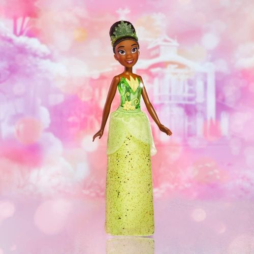 디즈니 Disney Princess Royal Shimmer Tiana Doll, Fashion Doll with Skirt and Accessories, Toy for Kids Ages 3 and Up