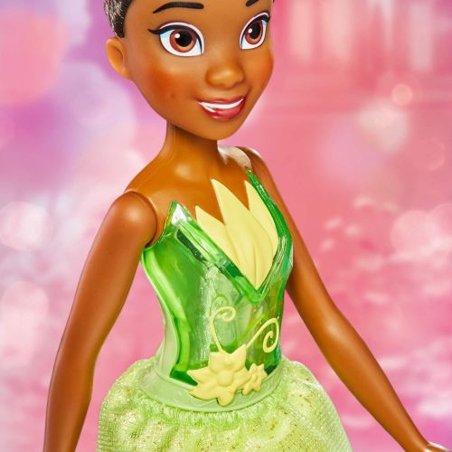 디즈니 Disney Princess Royal Shimmer Tiana Doll, Fashion Doll with Skirt and Accessories, Toy for Kids Ages 3 and Up