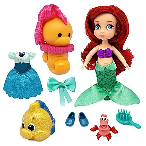 디즈니 Disney Ariel Animators Collection Mini Doll Play Set ? The Little Mermaid ? 5 Inches