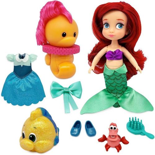 디즈니 Disney Ariel Animators Collection Mini Doll Play Set ? The Little Mermaid ? 5 Inches