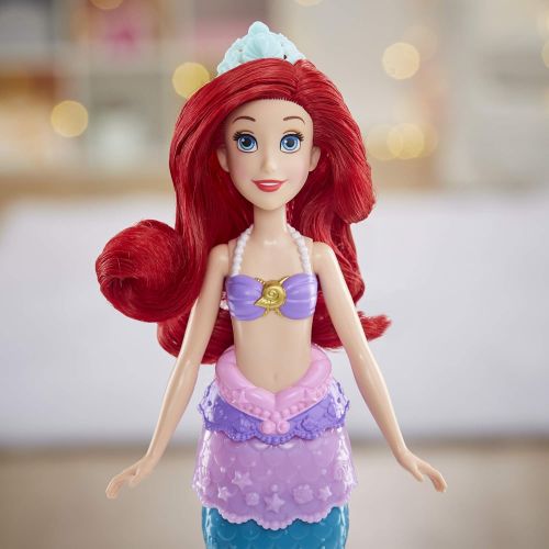 디즈니 Disney Princess Rainbow Reveal Ariel, Color Change Doll, Water Toy Inspired by The Disney’s The Little Mermaid, for Girls 3 and Up