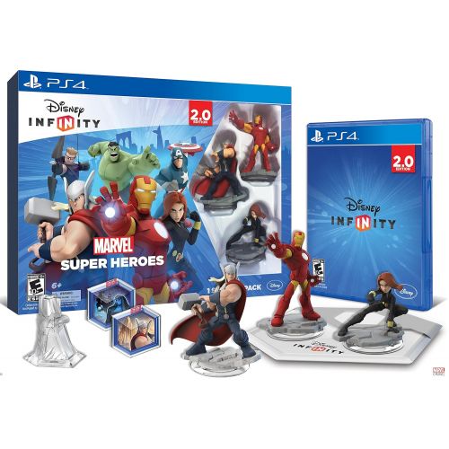 디즈니 Disney INFINITY: Marvel Super Heroes (2.0 Edition) Video Game Starter Pack PlayStation 4