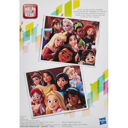 디즈니 Disney Princess Ralph Breaks The Internet Movie Dolls, Elsa & Anna Dolls with Comfy Clothes & Accessories