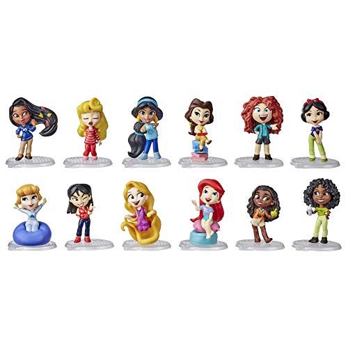 디즈니 Disney Princess Comics Minis Comfy Squad Collection Pack, 12 Dolls Collectable Toy for Girls 3 Years and Up