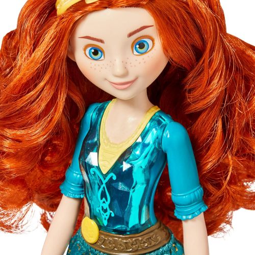 디즈니 Disney Princess Royal Shimmer Merida Doll, Fashion Doll with Skirt and Accessories, Toy for Kids Ages 3 and Up