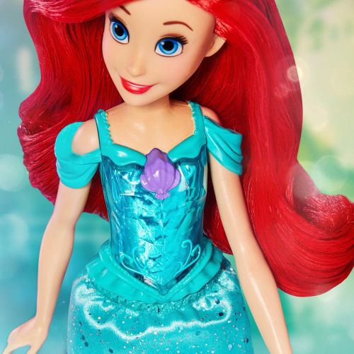 디즈니 Disney Princess Royal Shimmer Ariel Doll, Fashion Doll with Skirt and Accessories, Toy for Kids Ages 3 and Up